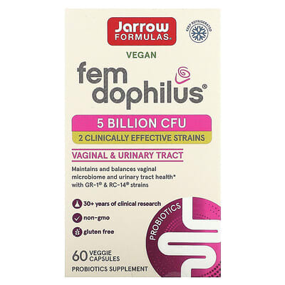 Norland Jarrow Formulas, Fem Dophilus, 5 Billion CFU, 60 Veggie Capsules supplement Uganda UGX 165183