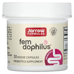 Jarrow Formulas, Fem Dophilus, Probióticos, 1000 millones de UFC, 30 cápsulas vegetales