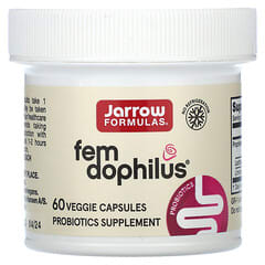 Jarrow Formulas, Fem Dophilus, добавка для жіночого здоров’я, 60 веганських капсул