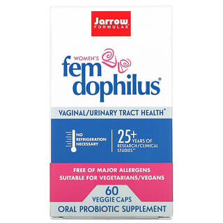 Jarrow Formulas, Fem Dophilus pour femmes, 60 capsules végétariennes