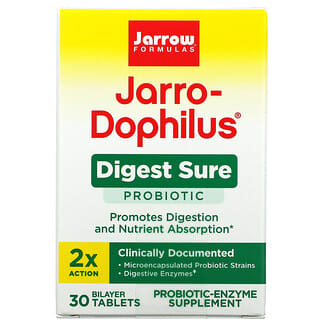 Jarrow Formulas, Jarro-Dophilus, Digest Sure, 30 Bilayer Tablets