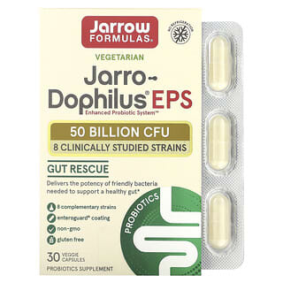 Jarrow Formulas, Jarro-Dophilus EPS, 50.000 millones, 30 cápsulas vegetales EnteroGuard
