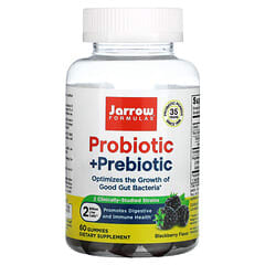 Jarrow Formulas, Probiotikum + Präbiotikum, Brombeere, 2 Milliarden, 60 Fruchtgummis