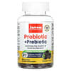 Probiotiques + Prébiotiques, Mûre, 2 milliards, 50 gommes