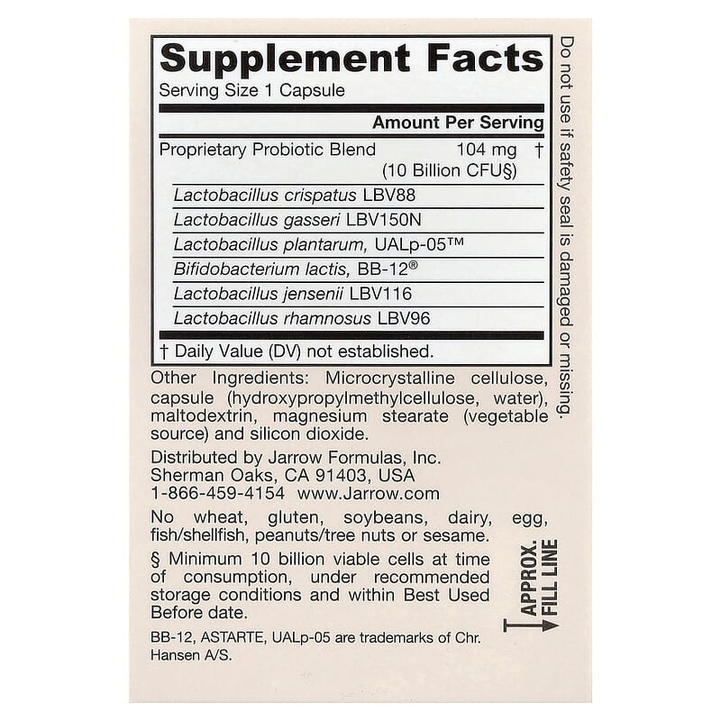 Fem Dophilus® avanzado vegano, 30 cápsulas vegetales
