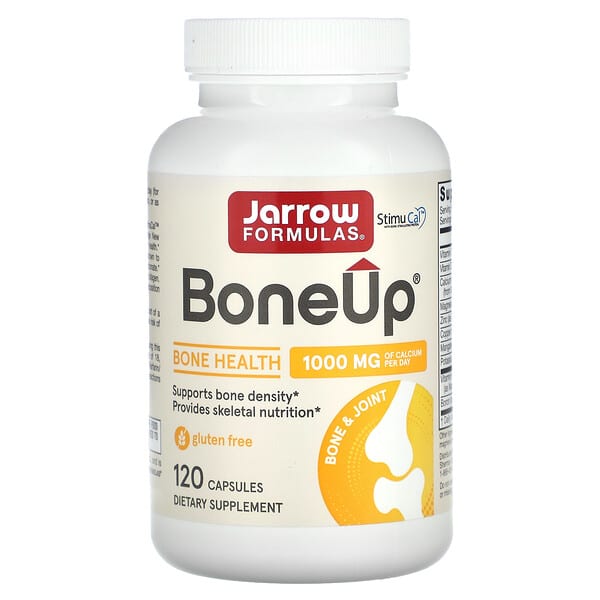 Jarrow Formulas‏, Bone-Up, תוסף תזונה לתמיכה בעצמות ומפרקים, 120 כמוסות