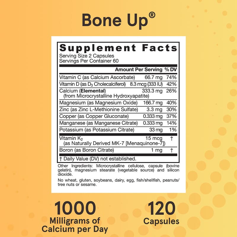 Jarrow Formulas, Bone-Up, 120 Capsules