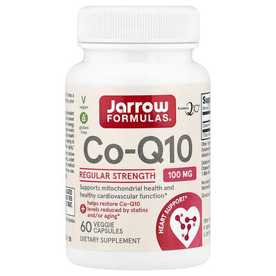 Jarrow Formulas, Coenzyme Q10, 100 mg, 60 Vegetarian Capsules