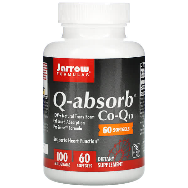 Jarrow Formulas, Q-absorb, CoQ10, 100 mg, 60 cápsulas blandas