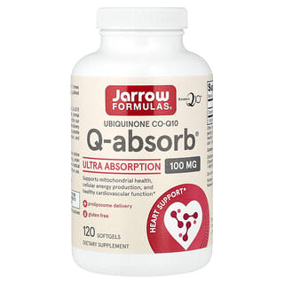 Jarrow Formulas, Q-Absorb，100 毫克，120 粒軟凝膠