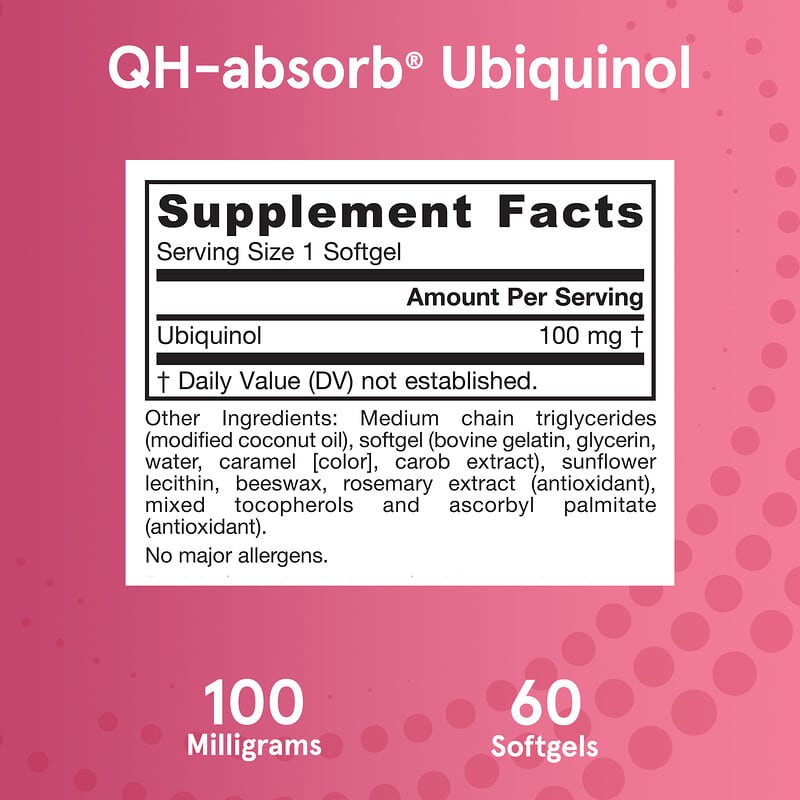 جارو فورميلاز, يوبيكوينول، QH-Absorb، 100 ملجم، 60 كبسولة هلامية