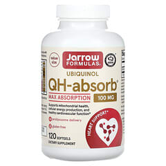 Jarrow Formulas, Ubiquinol, QH-Absorb, 100 mg, 120 Softgels