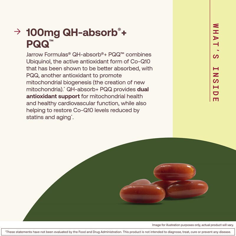 QH-Absorb®（QHアブソーブ）＋PQQ™（ピロロキノリンキノン）、ソフト