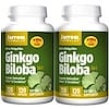 Ginkgo Biloba 50:1, 120 mg, 2 Bottles, 120 Veggie Caps Each