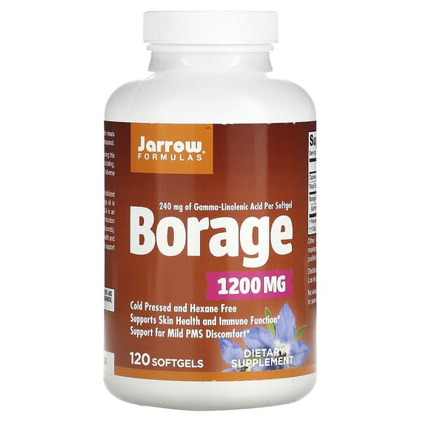 Jarrow Formulas, Borage, 1,200 mg, 120 Softgels