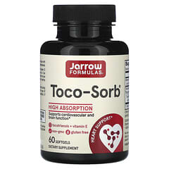 Jarrow Formulas, Toco-Sorb, High Absorption, 60 Softgels