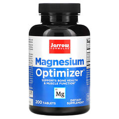 Jarrow Formulas, Magnesium Optimizer, verbesserte Magnesiumaufnahme, 200 Tabletten