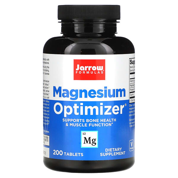 Jarrow Formulas, Magnesium Optimizer, 200 Comprimidos