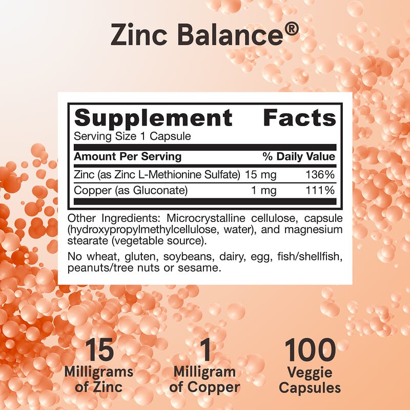 جارو فورميلاز‏, Zinc Balance‏،‏ 100 كبسولة نباتية