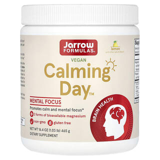 Jarrow Formulas, Vegan Calming Day, Limón, 465 g (16,4 oz)