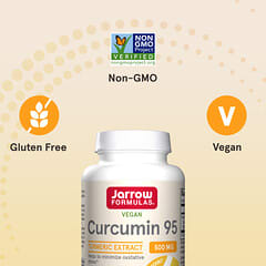 Jarrow Formulas, Curcumin 95, Turmeric Extract, 500 mg, 60 Veggie Capsules
