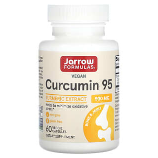 Jarrow Formulas, Curcumine 95, Extrait de curcuma, 500 mg, 60 capsules végétariennes