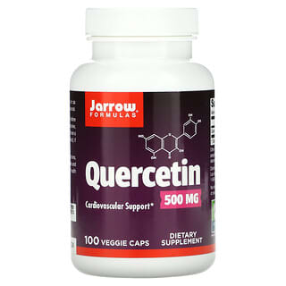 Jarrow Formulas, Quercetina, 500 mg, 100 Cápsulas
