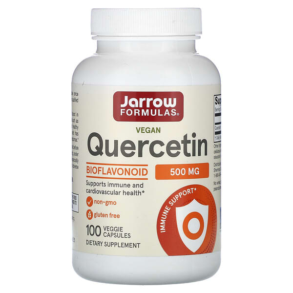 Jarrow Formulas, Vegan Quercetin, 500 mg, 100  Veggie Capsules