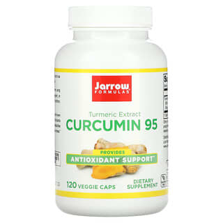 Jarrow Formulas, Curcumina 95, 500 mg, 120 Cápsulas Vegetais