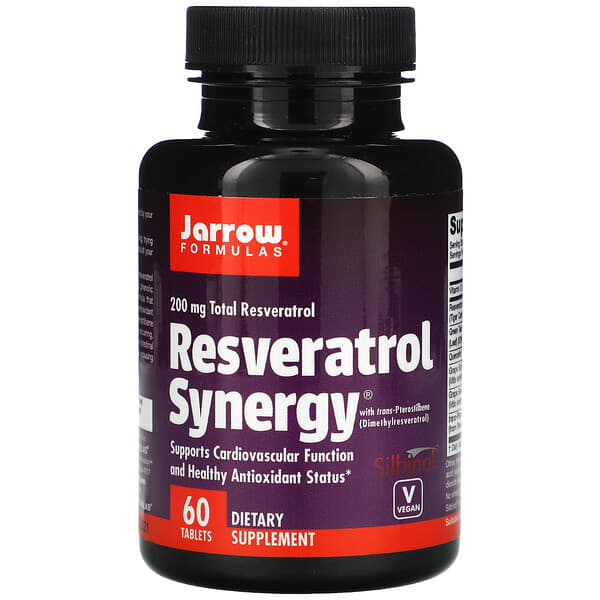 Jarrow Formulas, Resveratrol Synergy（レスベラトロールシナジー）、60粒