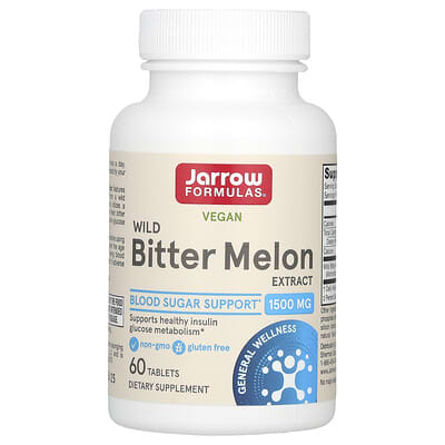Jarrow Formulas, Vegan Wild Bitter Melon Extract, 60 Tablets (750 mg Each Tablet)