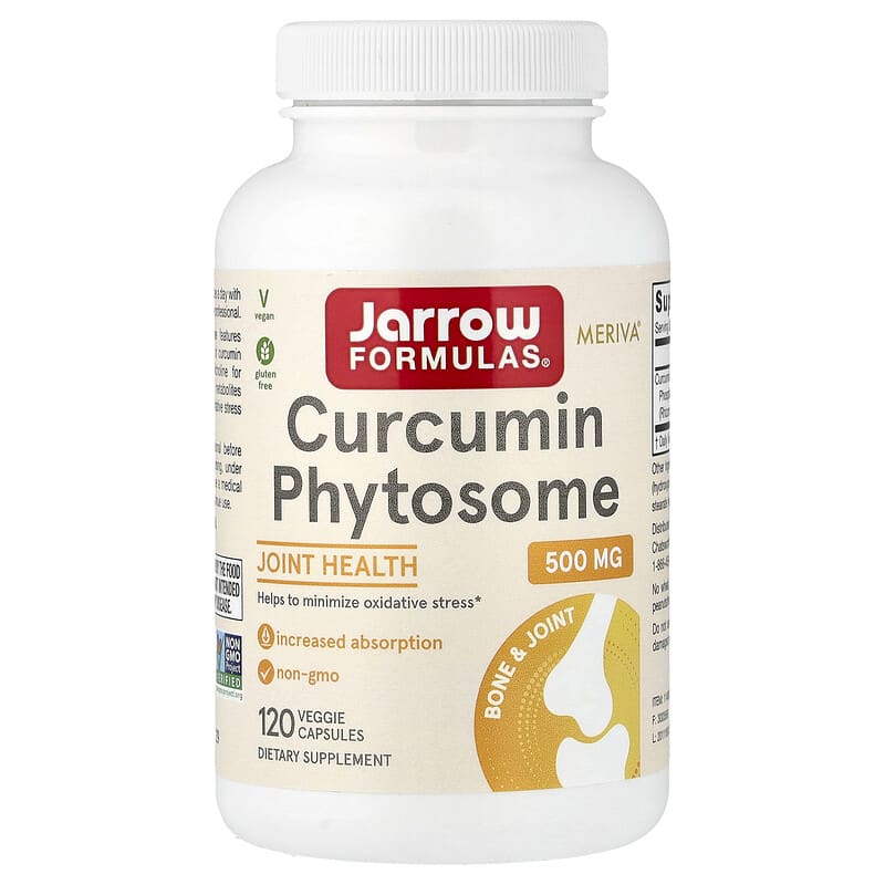 クルクミンPhytosome（フィトソーム）、500mg、ベジカプセル120粒