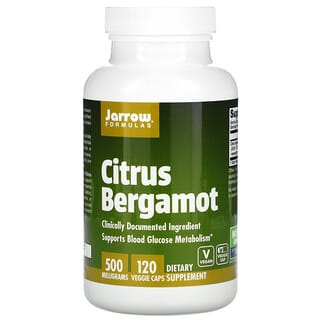Jarrow Formulas, Bergamote, 500 mg, 120 capsules végétariennes