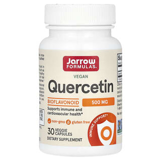 Jarrow Formulas, Веганский кверцетин, 500 мг, 30 растительных капсул
