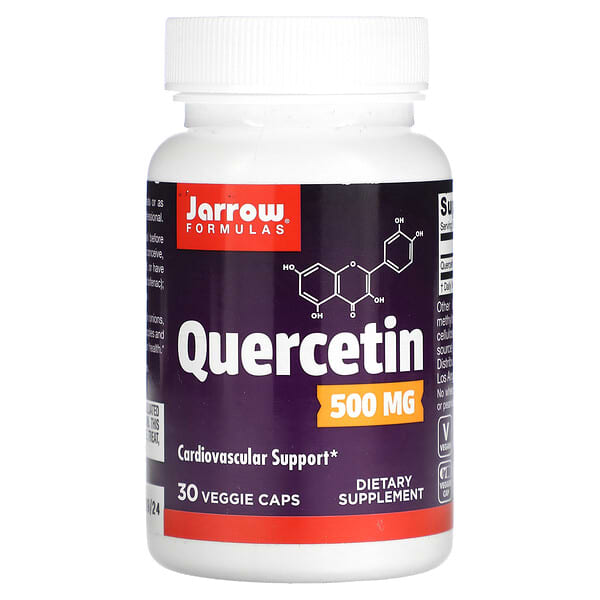 Jarrow Formulas, Vegan Quercetin, 500 mg, 30 Veggie Capsules