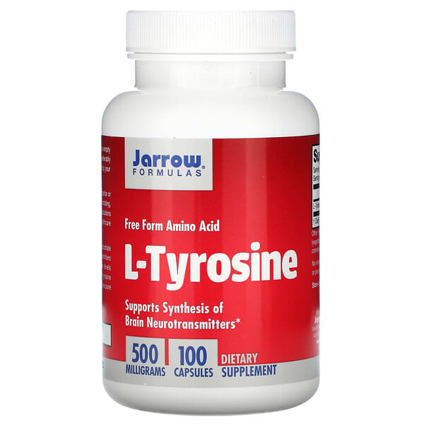 Jarrow Formulas, L-Tyrosin, 500 mg, 100 Kapseln
