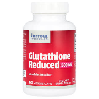 Jarrow Formulas, Glutathion réduit, 500 mg, 60 capsules végétariennes