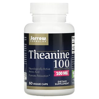Jarrow Formulas, Théanine 100, 100 mg, 60 capsules végétariennes