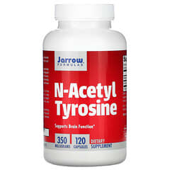 Jarrow Formulas, N-acetil tirosina, 350 mg, 120 cápsulas