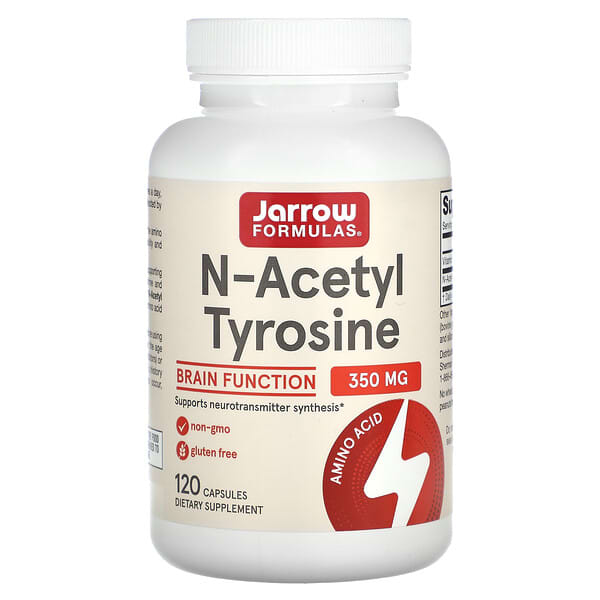 Jarrow Formulas, N-Acetyl Tyrosine, 350 mg, 120 Capsules
