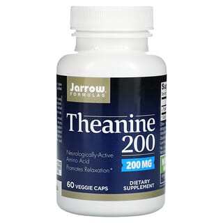 Jarrow Formulas, Theanine 200, 200 mg, 60 Veggie Capsules