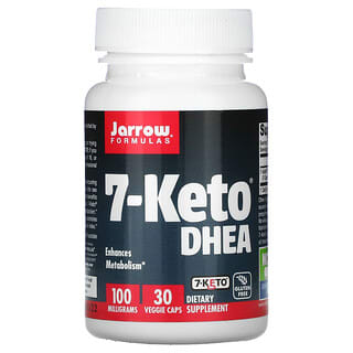 Jarrow Formulas, 7-Keto® DHEA 素食胶囊，100 毫克，30 粒装