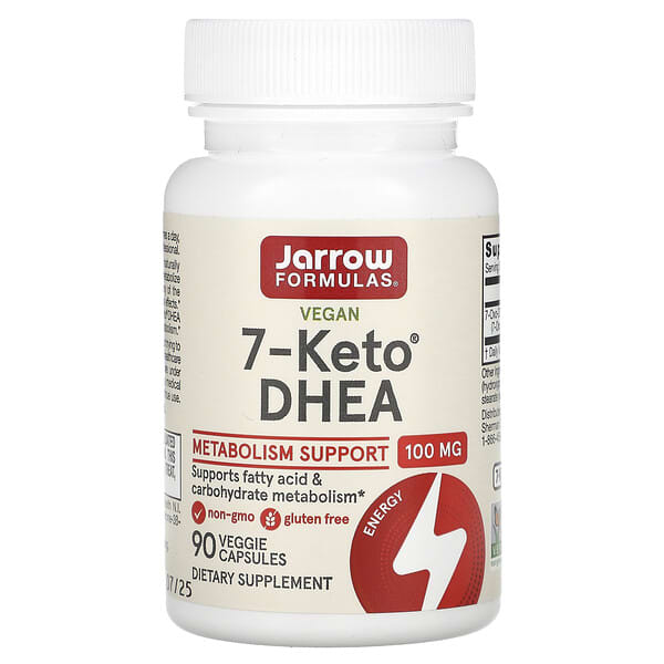 Jarrow Formulas, 7-Keto® DHEA，100 毫克，90 粒素食膠囊