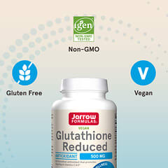 Jarrow Formulas, Glutathione Reduced, 500 mg, 120 Veggie Caps
