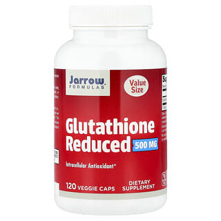 Jarrow Formulas, Glutathione Reduced, 500 mg, 120 Veggie Caps
