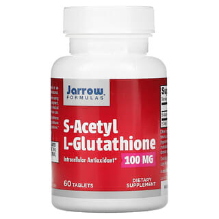 Jarrow Formulas, S-acetil L-glutatión, 100 mg, 60 comprimidos