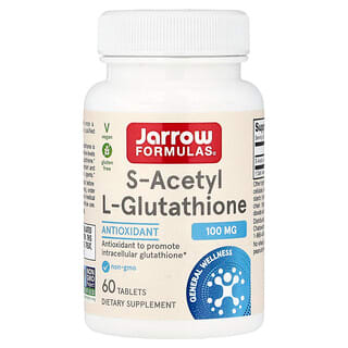 Jarrow Formulas, S-Acetyl L-Glutathione, 100 mg, 60 Tablets