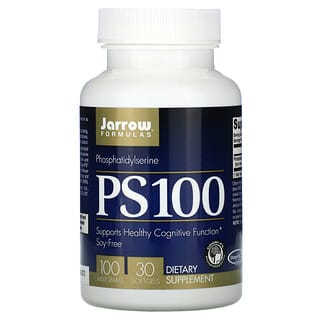 Jarrow Formulas, PS 100，磷脂酰丝氨酸，100 毫克，30 粒软凝胶
