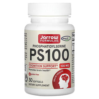 Jarrow Formulas, PS 100, Fosfatidilserina, 100 mg, 30 cápsulas blandas