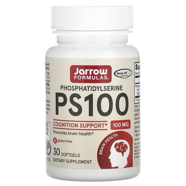 Jarrow Formulas, PS 100, Phosphatidylserine, 100 mg, 30 Softgels